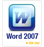 Online cursus/training Word 2007